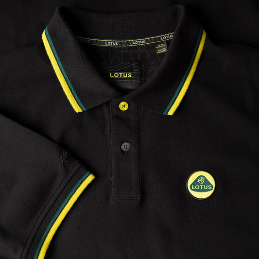 Lotus Men's Polo - Black