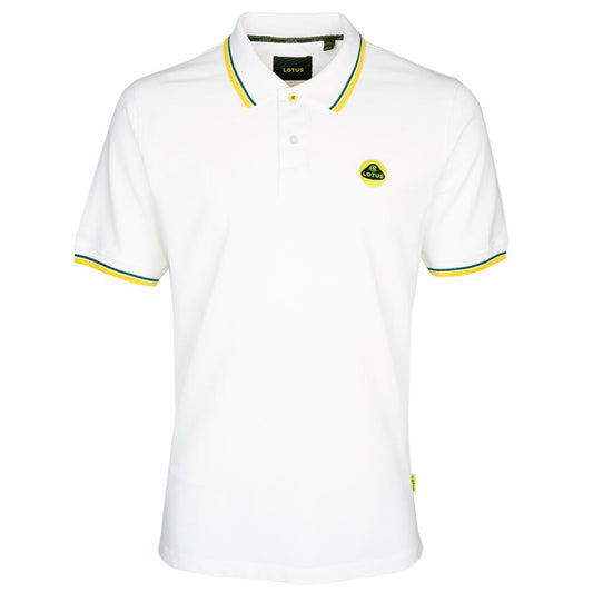 Lotus Men's Polo - White