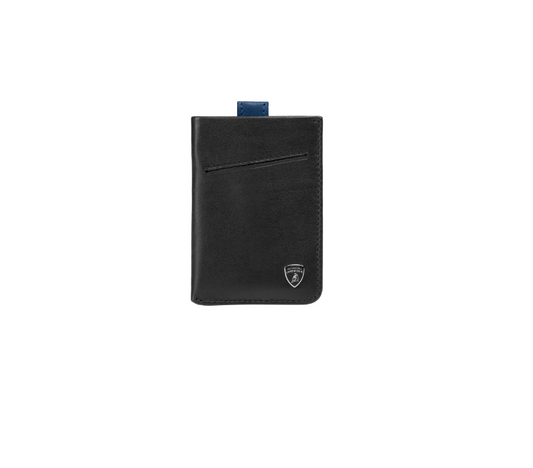 AUTOMOBILI LAMBORGHINI CARD HOLDER WITH SHIELD LOGO