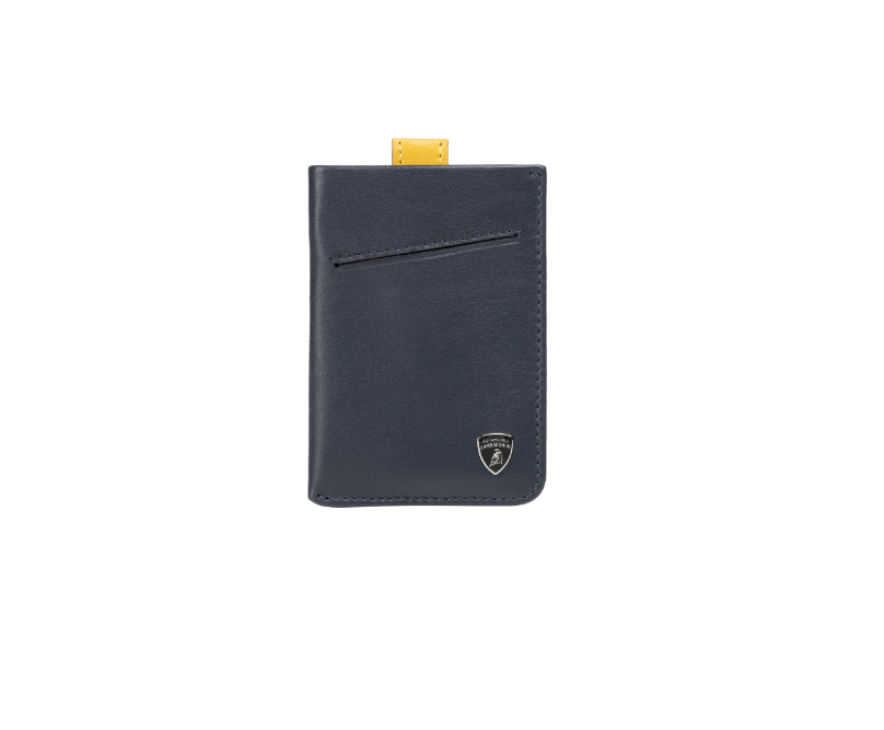 AUTOMOBILI LAMBORGHINI CARD HOLDER WITH SHIELD LOGO