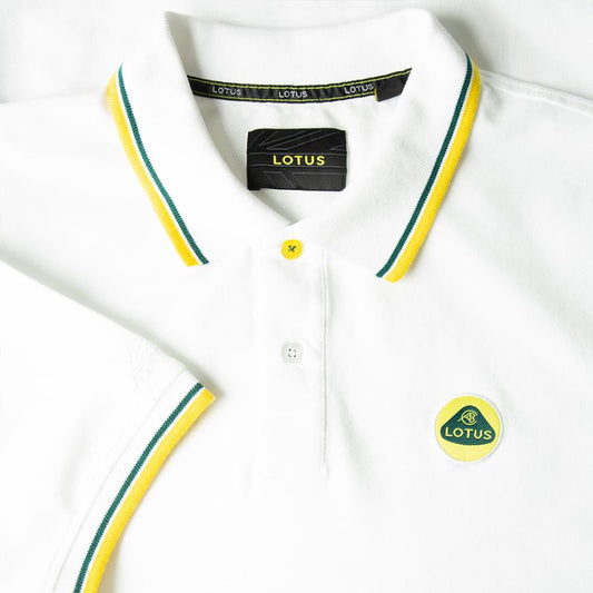 Lotus Men's Polo - White